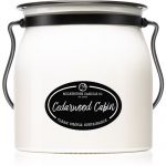 Milkhouse Candle Co. Creamery Cedarwood Cabin Vela Perfumada Butter Jar 454 g
