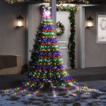 Iluminação P/ Árvore de Natal 320 Luzes led 375 cm Colorido - 356926