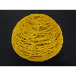 Luziber Bola 3D decorativa PVC Amarelo 90cm - HGBOLA010