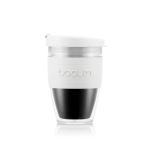 Bodum Joycup Travel Mug de Parede Dupla, 0.25 L, Plástico, Branco