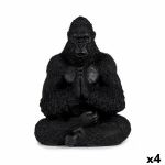 Gift Decor Figura Decorativa Gorila Yoga Preto 16 X 28 X 22 - Gy001s3625928