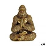 Gift Decor Figura Decorativa Yoga Gorila Dourado 16 X 275 X - Gy001s3625922