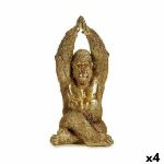 Gift Decor Figura Decorativa Yoga Gorila Dourado 17 X 36 X 1 - Gy001s3625899