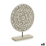 Gift Decor Figura Decorativa Mandala Branco 30 X 36 X 7 cm - Gy001s3625339