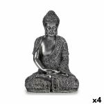 Gift Decor Figura Decorativa Buda Sentado Prateado 17 X 325 - Gy001s3625168