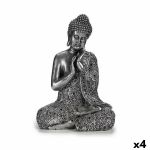 Gift Decor Figura Decorativa Buda Sentado Prateado 22 X 33 X - Gy001s3624320