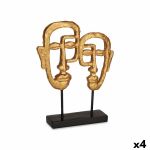 Gift Decor Figura Decorativa Face Dourado 27 X 32,5 X 10,5 C. - Gy001s3626829