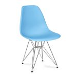 Dudeco Cadeira Oslo Cromado Azul Céu