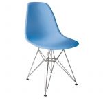 Dudeco Cadeira Oslo Cromado Azul