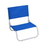 7house Cadeira de Praia Baixa Dobrável Azul 45x49,5x17,5cm - 76120000100