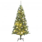 VidaXL Árvore Natal Artificial com 300 Luzes led, Bolas e Neve 180 cm - 3210161