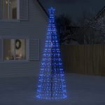 VidaXL Árvore de Natal Luminosa com Estacas 570 Luzes LED 300 cm Azul - 358107