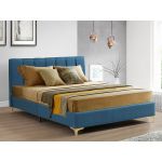 Ideia Home Design Cama Classic (190 x 140 cm) Azul 152 x 94 x 209 cm