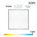 EDM Painel LED 40W 4300Lm RA80 Luz Fria - 31623