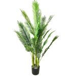 Planta Artificial com Vaso Areca- Bambu 140 cm