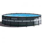 Intex Piscina Frame Pool Set Ultra Rondo Xtr, Ø 549 X 132cm Darkgrey/b - 126330GN