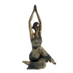 Imporcelos Mulher Yoga - Poliresina