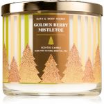 Bath & Body Works Golden Berry Mistletoe Vela Perfumada 411g