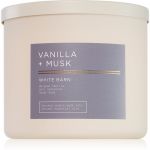 Bath & Body Works Vanilla + Musk Vela Perfumada 411g
