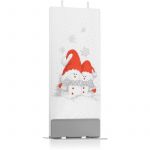 Flatyz Holiday Two Snowmen With Red Hats Vela 6x15 cm