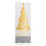 Flatyz Holiday Gold Merry Christmas Tree Vela 6x15 cm