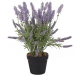 Beliani Planta Artificial Lavender Plant de Material Sintético Verde 33x33x42