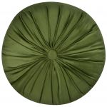 Beliani Almofada Decorativa Bodai de Veludo Verde 38x38x12