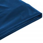Beliani Capa de Estrutura de Cama Fitou de Veludo Azul 190x214x75