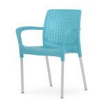 Joluce Cadeira Alexa Rattan Cinza Ice 60x54x45/82cm
