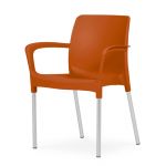 Joluce Cadeira Alexa Laranja Tijolo 60x54x45/72cm