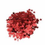 Omnific Confetis em Forma de Estrela Metalizados Vermelho 15g
