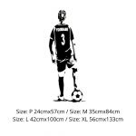 Adesivos de Parede de Futebol FC Decalque Personalizados Mod29 Size XL