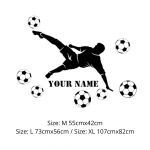 Adesivos de Parede de Futebol FC Decalque Personalizados Mod25 Size L