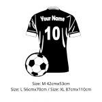 Adesivos de Parede de Futebol FC Decalque Personalizados Mod24 Size XL