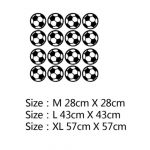 Adesivos de Parede de Futebol FC Decalque Personalizados Mod18 Size L