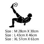 Adesivos de Parede de Futebol FC Decalque Personalizados Mod17 Size L
