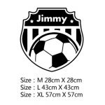 Adesivos de Parede de Futebol FC Decalque Personalizados Mod09 Size XL