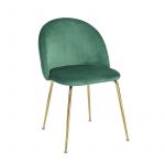Cadeira Golden Dalnia Veludo Verde