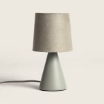 efectoLED Candeeiro de Mesa Cerâmica Lena Olive