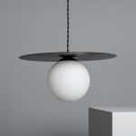 efectoLED Candeeiro Suspenso Metal Luminia Preto - 91264_189594