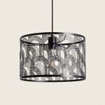 efectoLED Candeeiro Suspenso Metal Zaria Preto - 99812_206012