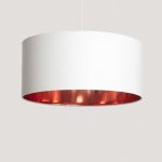 efectoLED Candeeiro Suspenso Tecido Belo Reflejo Branco - 99788_205978