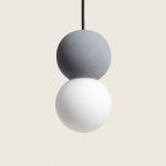 efectoLED Candeeiro Suspenso Gesso ou Cimento Delya Cinza - 110841_226083