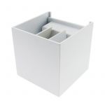 Ledme Aplique de Parede LED Cubo Branco 12W IP54 CCT