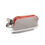 Smartlunch Bolsa de Silicone Com Talheres de Inox