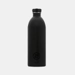 24 Bottles Garrafa Inox Urban Bottle Tuxedo Black 1lt Stone Finish