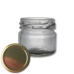Abadia Rural Frasco de Vidro B1 Onça 30 ml c/ Tampa TO 43 Ouro