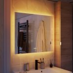 Sensea Espelho com Iluminação led 80x70 cm Transparente Neo Line