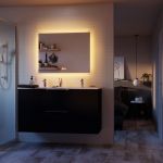 Sensea Espelho com Iluminação led 90x70 cm Transparente Neo Line
