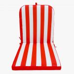 Viva Almofada Impermeável para Cadeira Round Cole Vermelho 95x5cm